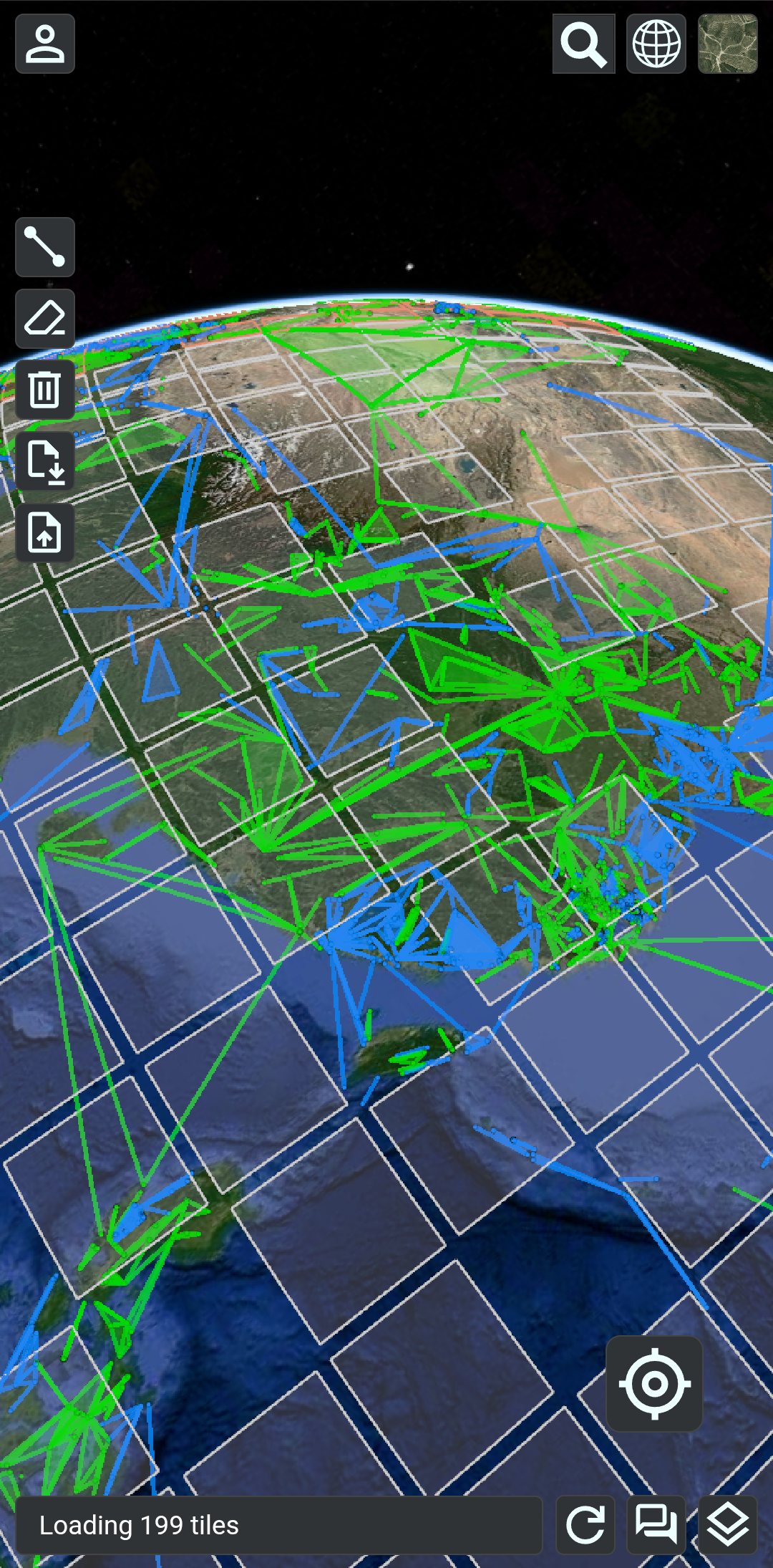 IITC Next screenshot showing field information